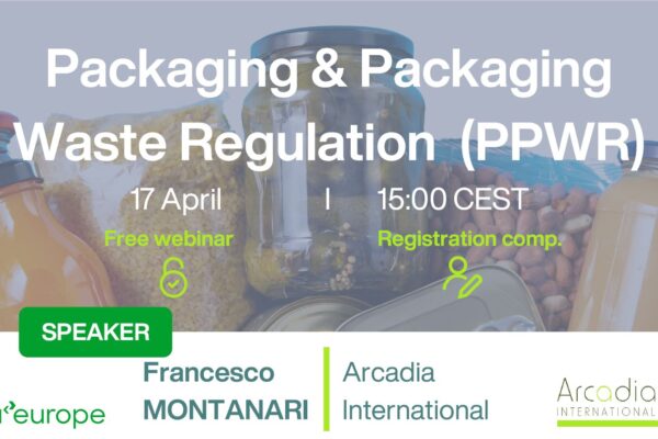 Webinar – Packaging and Packaging Waste Regulation